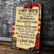 Firefighter Wife Canvas, Gift For Wife, To My Wife The Day I Met You I Found My Missing Piece Canvas, Valentine's Day Gift - ATMTEE