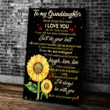Personalized To My Granddaughter Never Forget How Much I Love You Canvas - ATMTEE