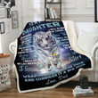 To My Daughter Blanket, Birthday Gifts For Daughter, Sometimes It's Hard From Dad Tiger Fleece Blanket - ATMTEE