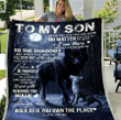Personalized To My Son Never Feel That You Are Alone No Matter How Near Or Far Apart I Am There Fleece Blanket - ATMTEE