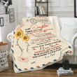 Personalized Blanket To My Daughter Once Upon A Time There Was A Little Girl Who Stole My Heart Fleece Blanket - ATMTEE