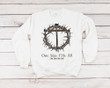 Christian Shirt One Size Fits All Jesus Sweatshirt