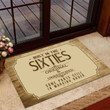 Welcome Rug, Veteran Doormat, Gift For Veterans, Built-In The Sixties Original And Unrestored Doormat - ATMTEE