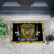 Veteran Welcome Rug, Veteran Doormat, I Own It Forever The Title Army Veteran Eagle Doormat - ATMTEE