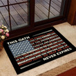 Veteran Doormat, Welcome Rug, This Oath Never Expires Door Mats - ATMTEE