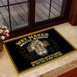 Welcome Rug, Veteran Doormat, Way Maker Miracle Worker Promise Keeper Light In The Darkness My God Doormat - ATMTEE