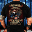 I Stand For Our Flag I Kneel For The Cross Proud To Be A Veteran T-Shirt - ATMTEE
