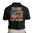 Veteran Polo Shirt, Father's Day Shirt, 22 A Day Is 22 Too Many Polo Shirt