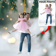 Custom Photo Sister Christmas Ornament Gift for Sister Acrylic Ornament for Her 2D Flat Ornament