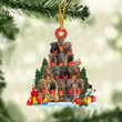 Shar Pei Dog   Christmas Tree Ornament Dog Gifts Acrylic Ornament Dog Gifts Acrylic Ornament