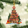 Rhodesian Ridgeback Dog   Christmas Tree Ornament Dog Gifts Acrylic Ornament Dog Gifts Acrylic Ornament