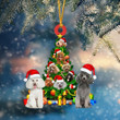 Poodle Dog   Christmas Tree Ornament Dog Gifts Acrylic Ornament Dog Gifts Acrylic Ornament