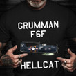 Grumman F6F Hellcat Shirt Military Navy Airplane T-Shirt Patriotic Gifts For Veterans