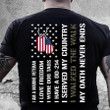 Veteran Shirt, Marine Veteran Shirts, I Am A Marine Veteran I Walked The Walk T-Shirt KM2905 - ATMTEE
