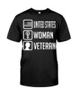 Female Veteran Shirt. United States Woman Veteran T-Shirt