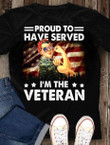 Veteran Shirt, Woman Veteran, Proud To Have Served I’m The Female Veteran American Flag T-Shirt - ATMTEE