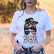 Female Veteran The Retired Woman Veteran Unisex T-Shirt