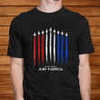 United States Air Force American Flag T-Shirt US Air Force Shirt USAF Shirt