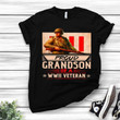 Proud Grandson Of A WWII Veteran T-Shirt T-Shirt - ATMTEE