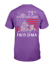 75th Anniversary Iwo Jima WWII Veteran US Flag Patriotic T-Shirt - ATMTEE