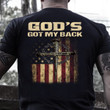 Christian Shirt, God's Got My Back T-Shirt KM2604