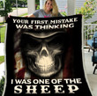 Veteran Blanket, Your First Mistake Was Thinking I Was One Of The Sheep Fleece Blanket - ATMTEE
