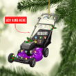 Personalized Purple Lawn Mower Christmas NI1012007XB Ornaments