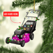 Personalized Pink Lawn Mower Christmas NI1012008XB Ornaments