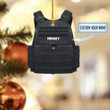 Personalized Military Soldier Plate Carrier System XS0411012YC Ornaments