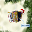 Personalized Piano accordion Musical Christmas XS051110YJ Ornaments