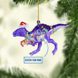 Personalized Dinosaurs Purple Neon XS1311004YI Ornaments