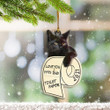 Black Cat Love You More Than Toilet Paper 2021 YW0511110CL Ornaments