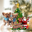 Yorkshire Terrier And Christmas Tree YC0611580CL Ornaments