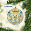 Personalized Butterfly XS1011001YI Ornaments