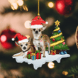 Chihuahua The Best Gifts XS0411001XB Ornaments, 2D Flat Ornament
