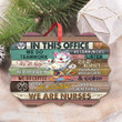 Nurse Rules In Office YC0711384CL Ornaments, 2D Flat Ornament
