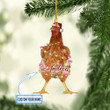 Personalized Chicken NI1211006YJ Ornaments, 2D Flat Ornament