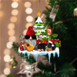 Bernese Mountain Dog Christmas Gnomes Party YC0711194CL Ornaments, 2D Flat Ornament