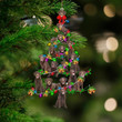 Chocolate Labrador Retriever Christmas YC0811138CL Ornaments, 2D Flat Ornament
