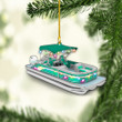 Pontoon Boat Christmas NI1311022YR Ornaments, 2D Flat Ornament