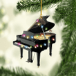 Piano Christmas NI0312008XB Ornaments, 2D Flat Ornament