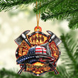 Love Firefighter YC0811042CL Ornaments, 2D Flat Ornament
