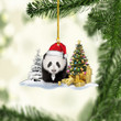 Panda Christmas NI1611041YR Ornaments, 2D Flat Ornament