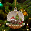 Dachshund Sleeping Pearl In Christmas YC0711278CL Ornaments
