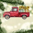 Red Truck Sunflower Jars Serve The Lord NI2610535YT Ornaments, 2D Flat Ornament