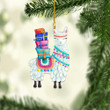 Llama Christmas NI1111010YR Ornaments, 2D Flat Ornament