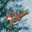 Eagle Christmas Light Shape YW0511139CL Ornaments, 2D Flat Ornament