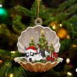 Siberian Husky Sleeping Pearl In Christmas YC0711112CL Ornaments