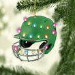 Green Softball Batting Helmet XS1011018XB Ornaments
