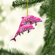 Pink Dolphin NI1711015YC Ornaments, 2D Flat Ornament